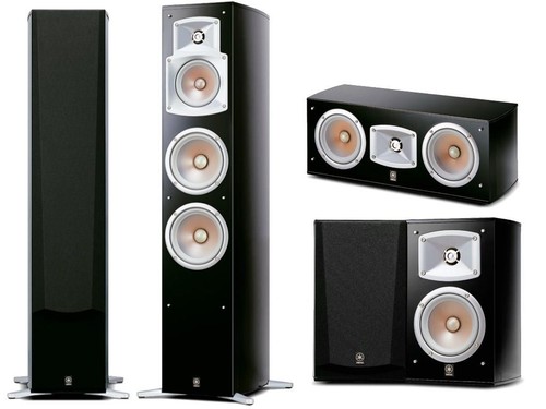 NS-F350采4单体3音路的单体配置，高音单体为一颗直径30mm的的铝合金凸盆单体，取其振膜的高刚性，以求失真更低，但为了避免金属高音的音色过于冷硬，在单体表面加上了黑色镀层，以调和音色，却不影响高频延伸。此高音单体的音圈为铜镀铝音圈，外围还有号角开口，高频可上达45KHz。130mm的中音单体开口也有号角状的导波器，这可有效控制声波的扩散，也对提高单体发声效率有所帮助。中音单体下方还有两颗160mm的低音，中音与低音的分频点设在1.4KHz，这表示两颗低音单体也需要担负一些中频段发声责任。中音与低音单体的振膜材质都采用Yamaha自家开发的PMD（Polymer-Injected Mica Diaphragm）是一种掺入云母的聚合物振膜，材质刚性高，内阻低，利于单体的细节再生。