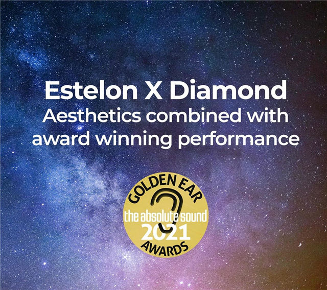 Estelon 爱思特浓 X Diamond MKII 荣获 TAS 金耳朵奖