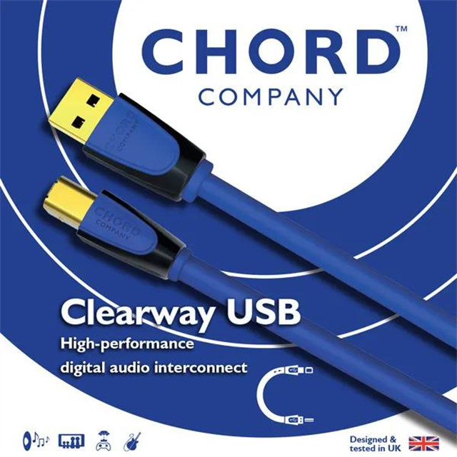 英国 CHORD Company 推出全新 Clearway USB 数码线